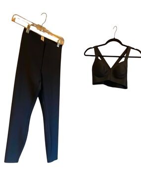 Alo Yoga Alosoft Bra/Matching leggings NAVY Size:Small Bra XXS Legging